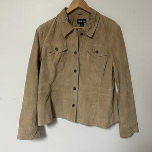 Style & Co. Tan Leather Jacket